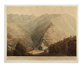 FRASER, JAMES BAILLIE (after). 3 hand-colored aquatint plates,